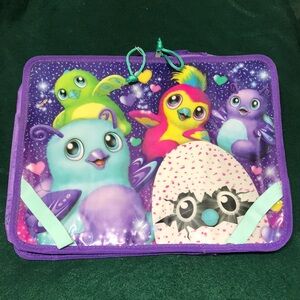 Hatchimals Purple Kids Accessory Bag / Folder
